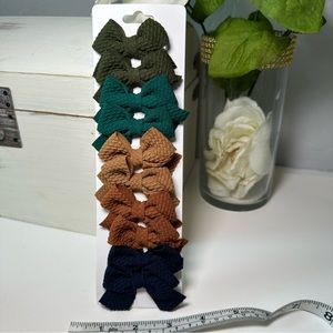 New 10-Pack Adorable Bow Hair Clips for Baby Girls (3-6
Years)